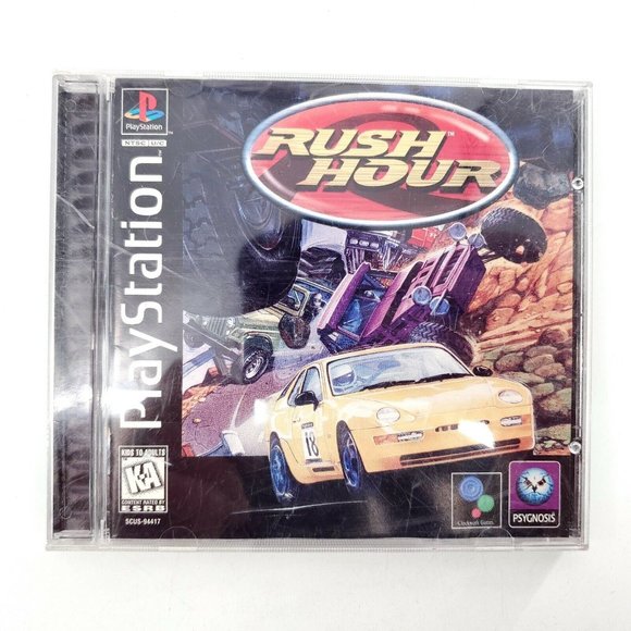 Rush Hour (Sony PlayStation 1, 1997) Complete-Tested and‎ Works - Picture 1 of 3